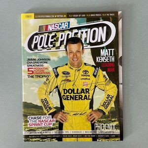 Autographed #20 Matt Kenseth NASCAR Pole Position Magazine 2013 Dollar General